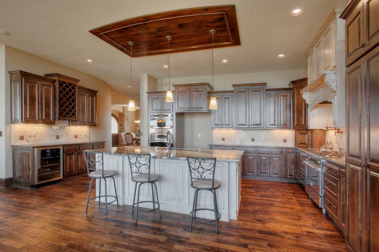 Two-Tone Gourmet Kitchen